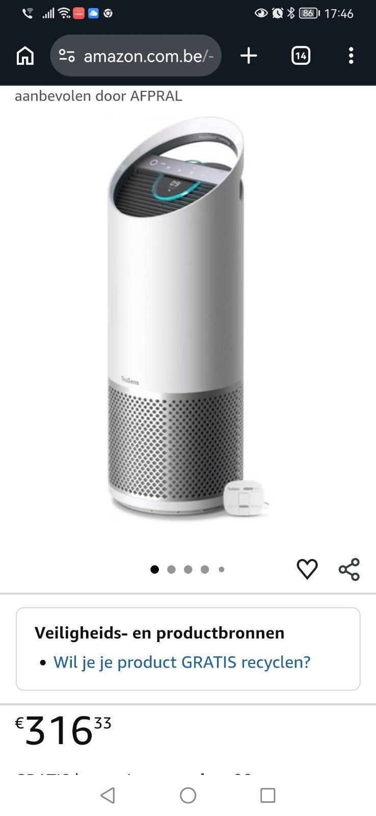 purificateur d'air Z-2500, Enlèvement, Comme neuf, Purificateur d'air