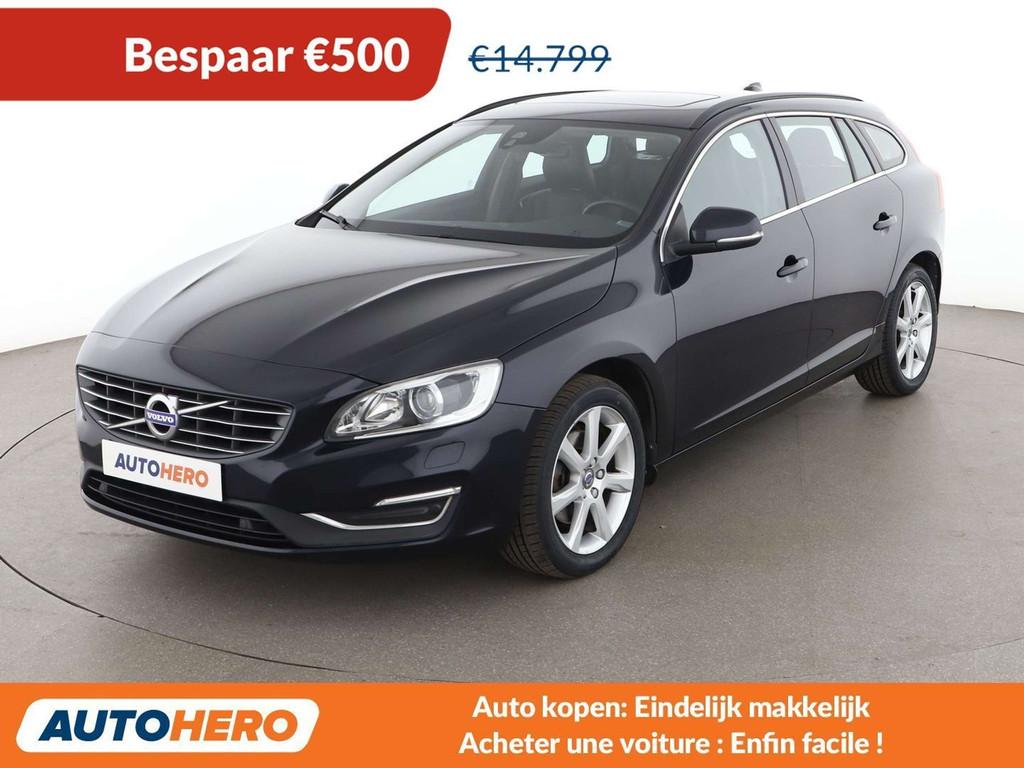 Volvo V60 2.0 D3 Summum (année de construction 2017), Autos, Cuir, Achat, Cruise Control, 110 kW