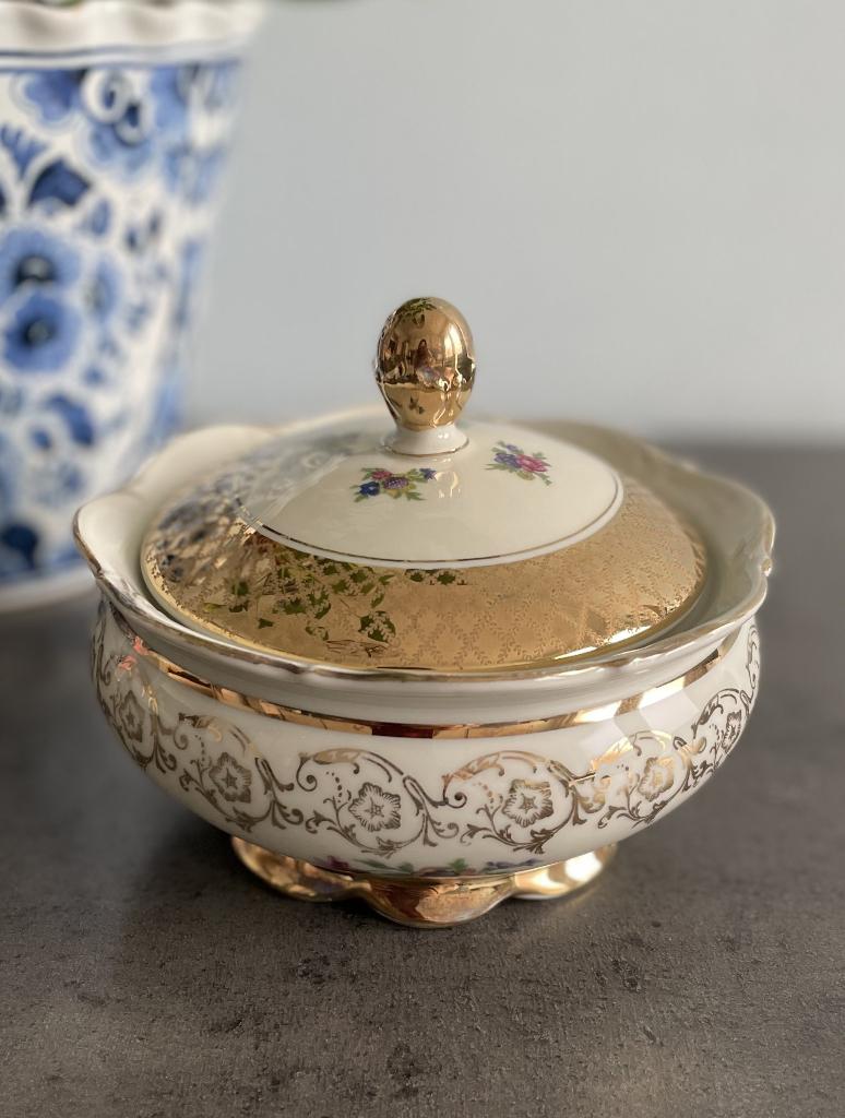 Sucrier vintage en porcelaine, Antiquités & Art, Enlèvement