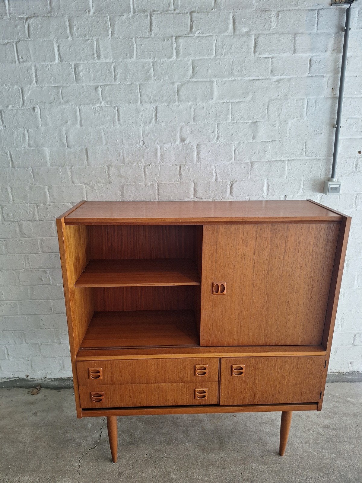 Vintage mid century highboard barkast, Enlèvement