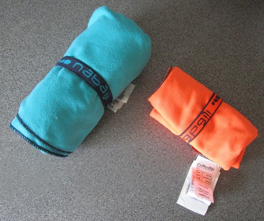 2 NABAIJI sneldrogende microvezel handdoeken, Meerkleurig, Overige merken, Handdoek, Ophalen of Verzenden