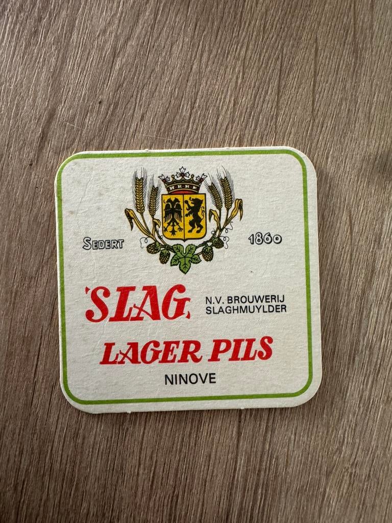 Bierviltje slag lager pils, Verzamelen, Ophalen of Verzenden, Zo goed als nieuw