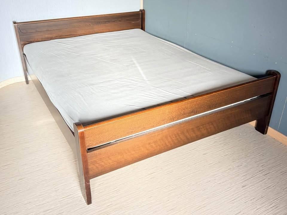 Twee persoon bed 140x200, 140 cm, Brun, Enlèvement, Utilisé