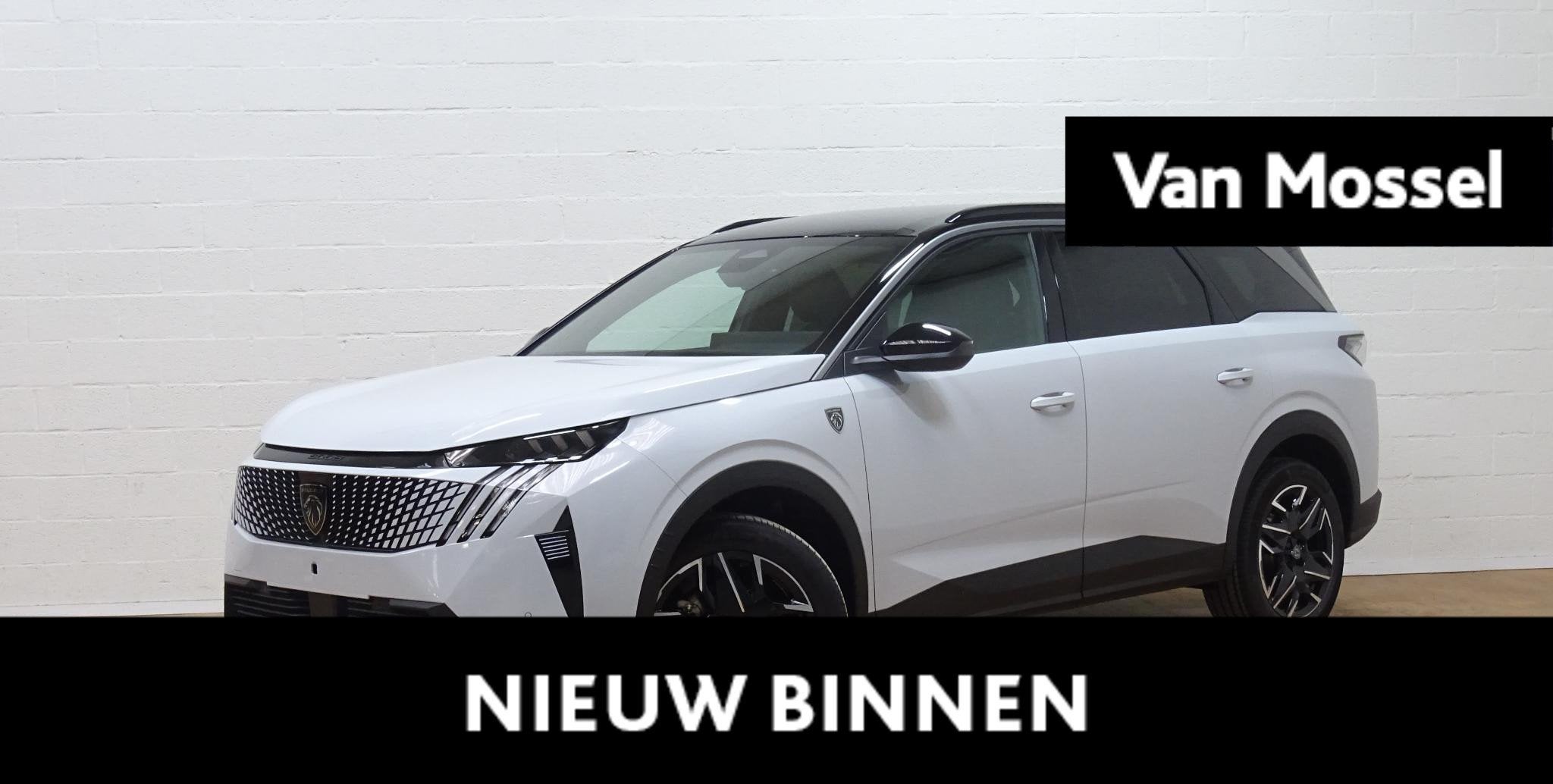 Peugeot 5008 1.2 HYBRID 145 GT +pano dak+ 7 seats, Auto's, Peugeot, Stof, Gebruikt, 1700 kg, Bedrijf