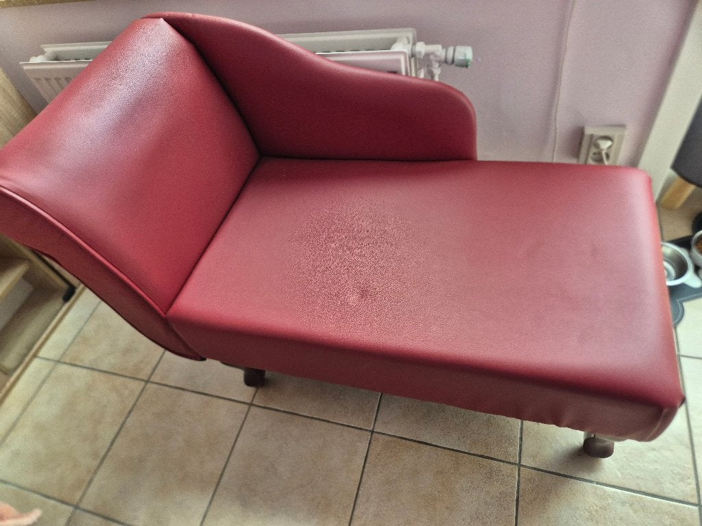 Wijnrode charmante kinder 'chaise longue', Ophalen, Zo goed als nieuw, Stoel(en)