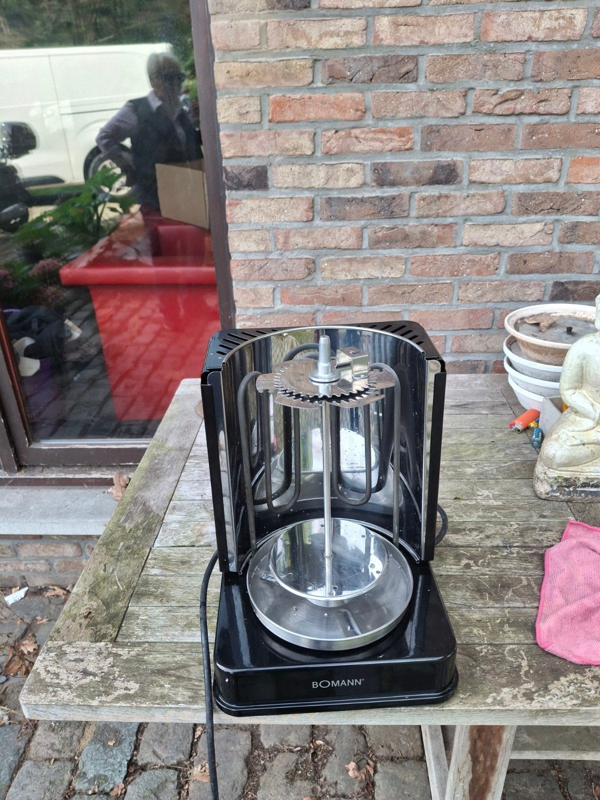 braadspit of pitta spit, Ophalen, Zo goed als nieuw