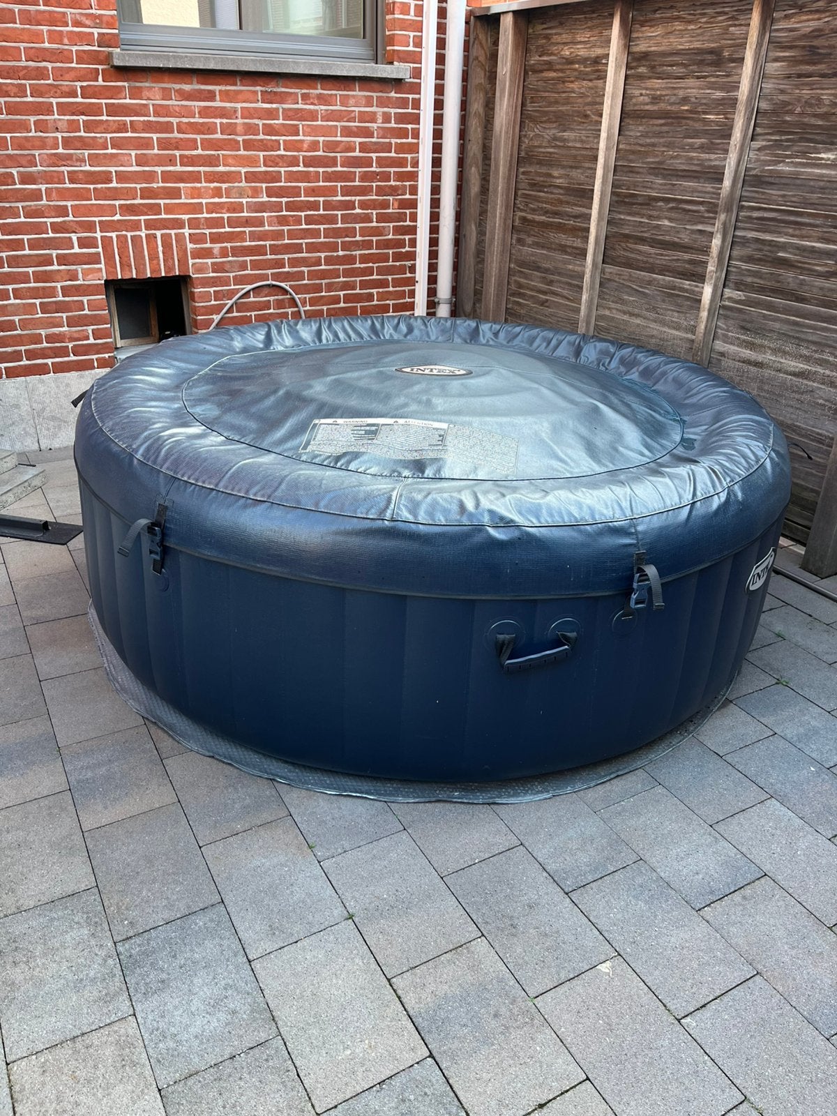 Intex pure spa 4 personen, Enlèvement, Comme neuf, Couverture, Gonflable