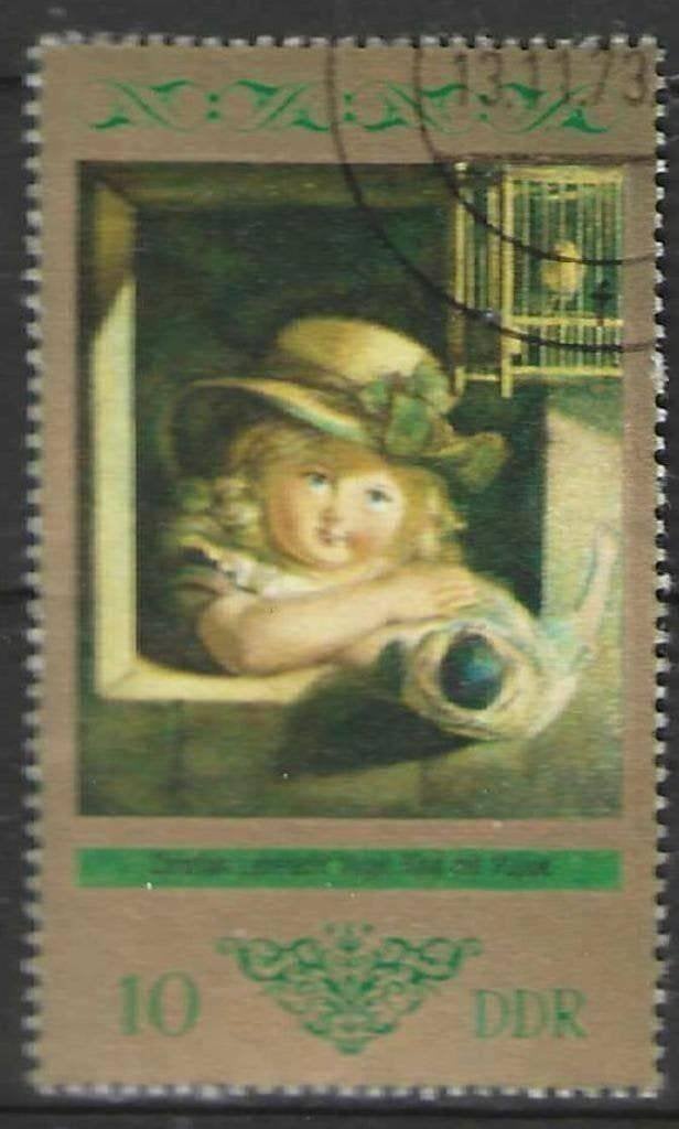 Duitsland DDR 1973 - Yvert 1580 - Leberecht Vogel (ST), Verzenden, DDR, Gestempeld