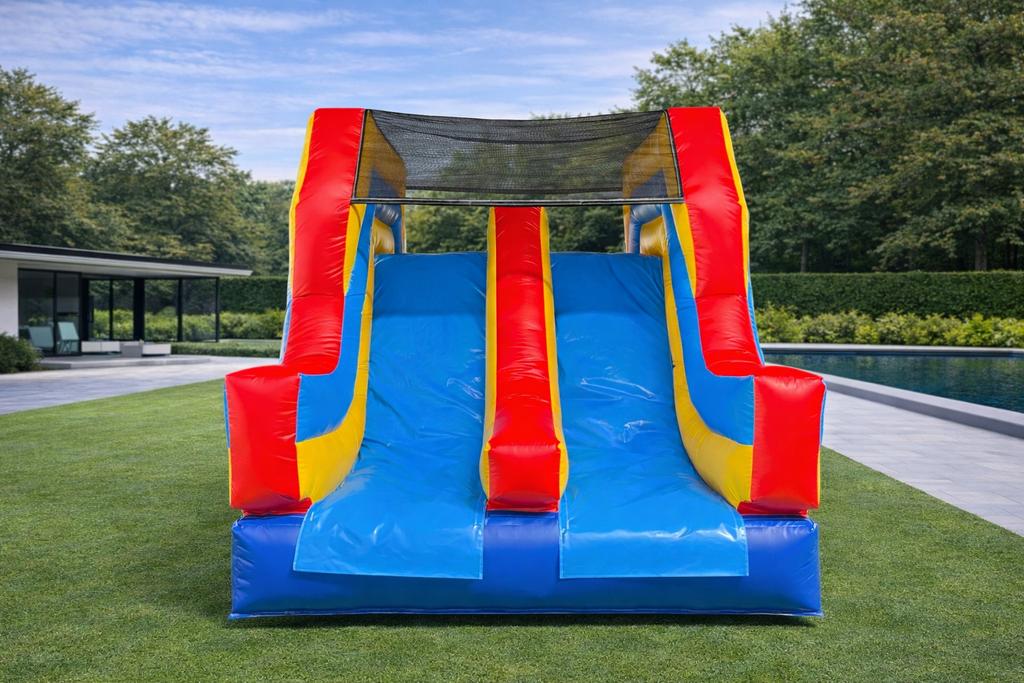 Springkasteel Multiplay Glijbaan Stormbaan te koop, Ophalen, Nieuw