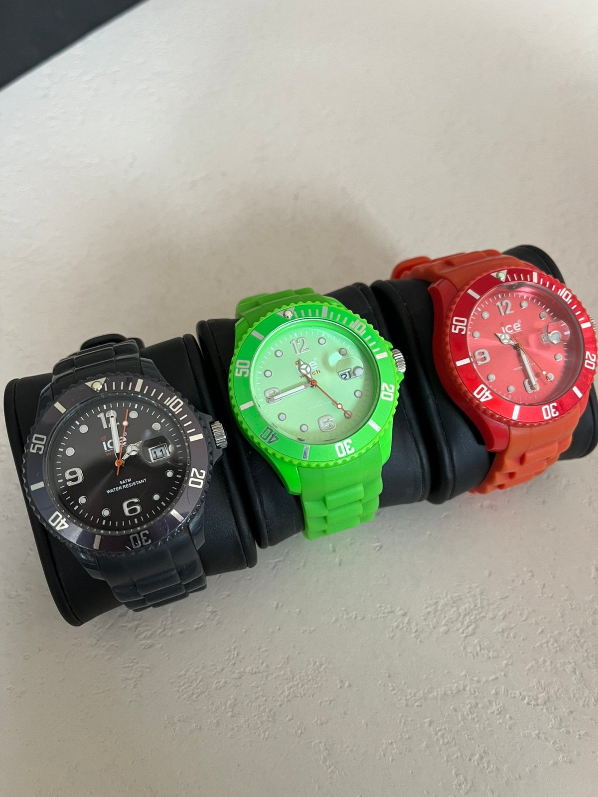 3 originele Ice-Watch horloges, Bijoux, Sacs & Beauté, Montres | Hommes, Montre-bracelet, Autres marques, Enlèvement, Synthétique