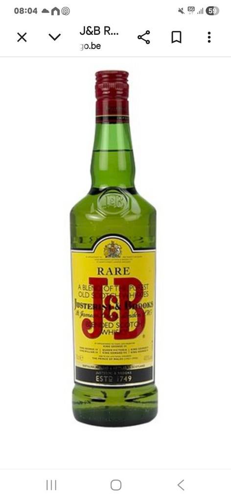 J&B whisky, Verzamelen, Ophalen of Verzenden