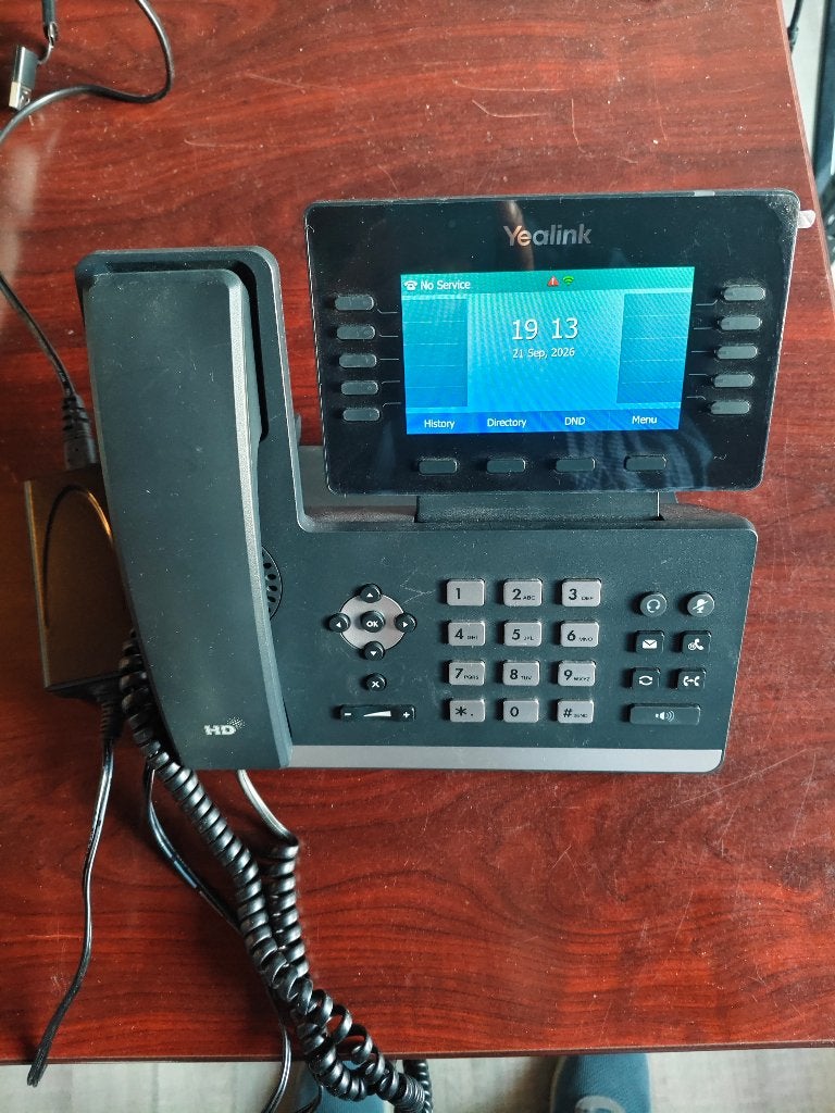 Yealink SIP-T54W IP Phone Bluetooth, WiFi, Screen, Like new!, Enlèvement ou Envoi, Comme neuf, Téléphone