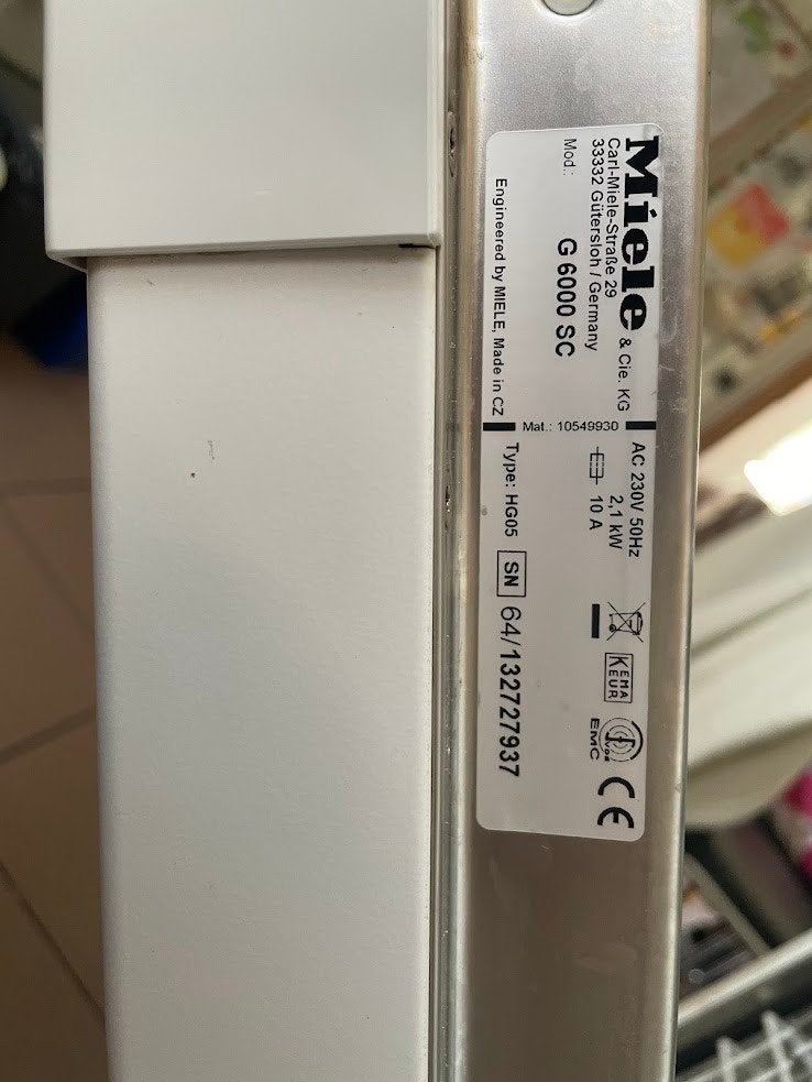 Vaatwasmachine, Ophalen, Gebruikt, 60 cm of meer, 85 tot 90 cm
