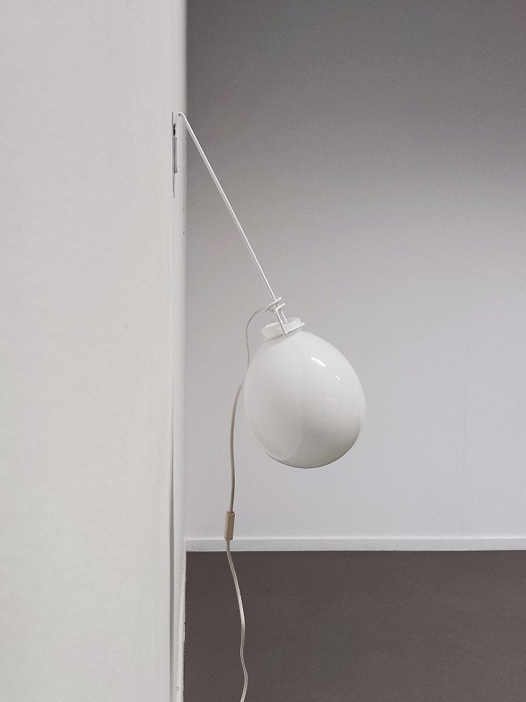 wandlamp ballonlamp DIW Italy, Antiek en Kunst, Wit, Gemerkt, Lamp, Ophalen