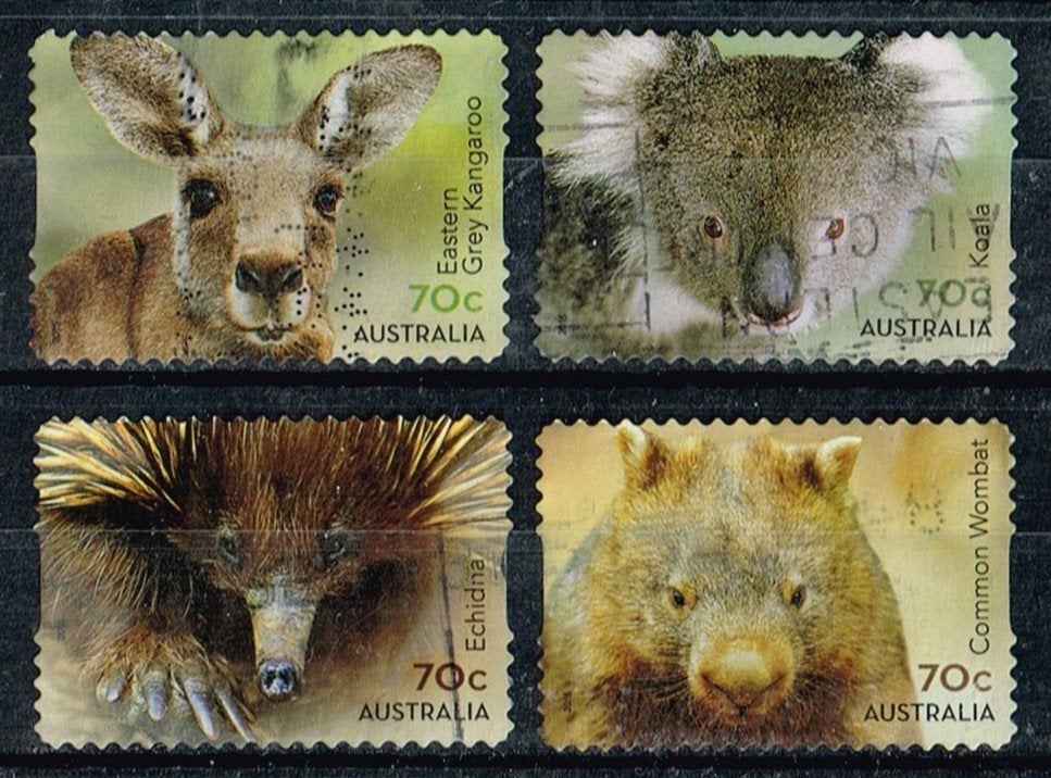 Postzegels uit Australie - K 6102 - dieren, Verzenden, Gestempeld