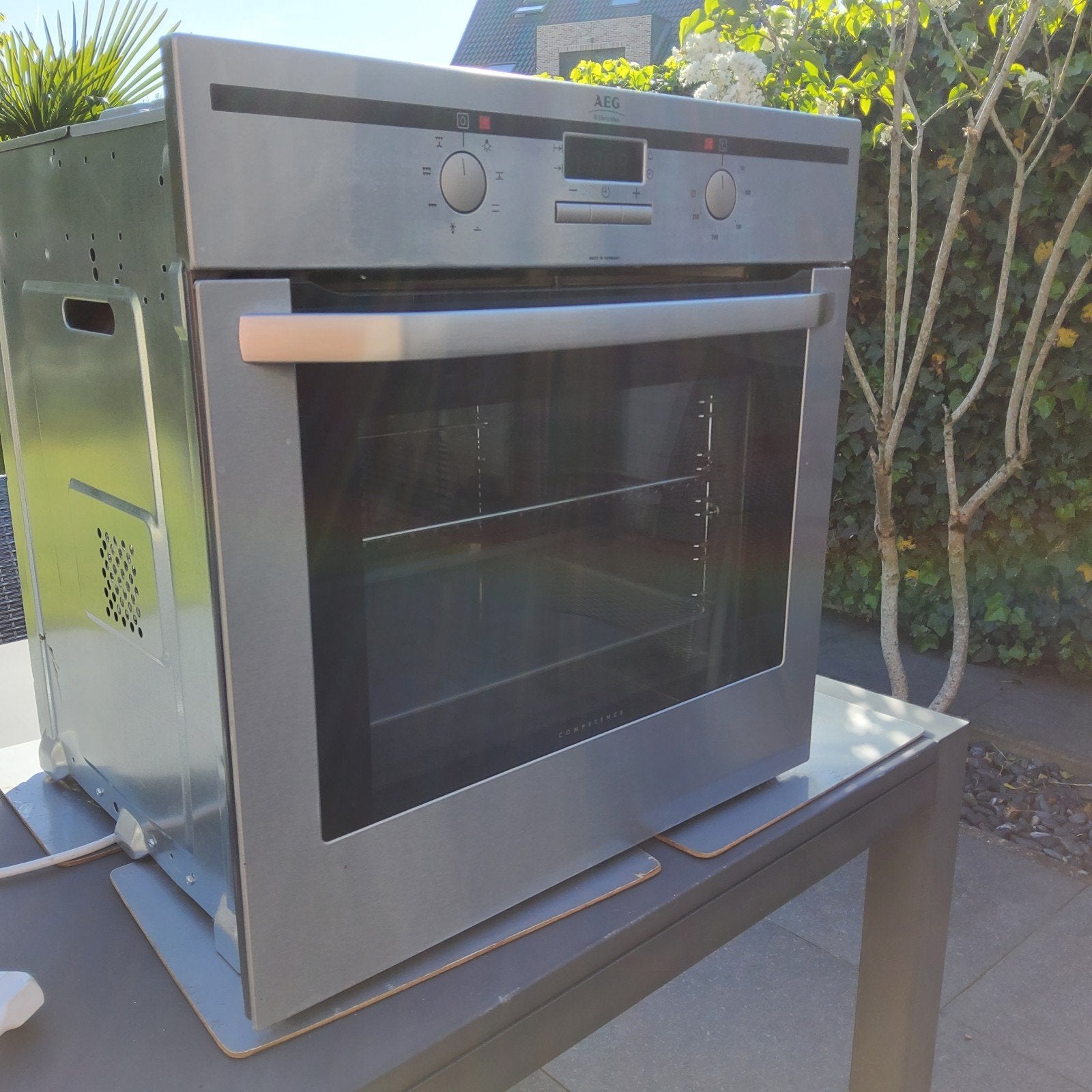 AEG inbouw oven in inox uitvoering, Elektronische apparatuur, Ovens, Ophalen, Inbouw, AEG, Oven