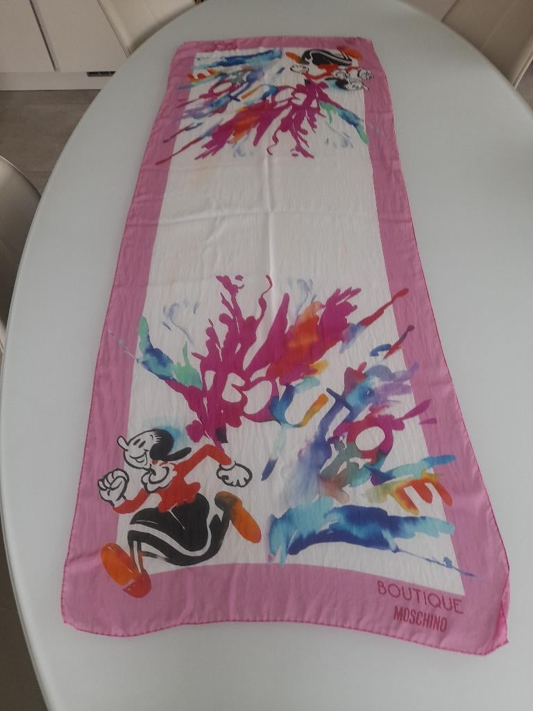 Sjaal MONCHINO, Kleding | Dames, Mutsen, Sjaals en Handschoenen, Ophalen of Verzenden, Gedragen, Sjaal