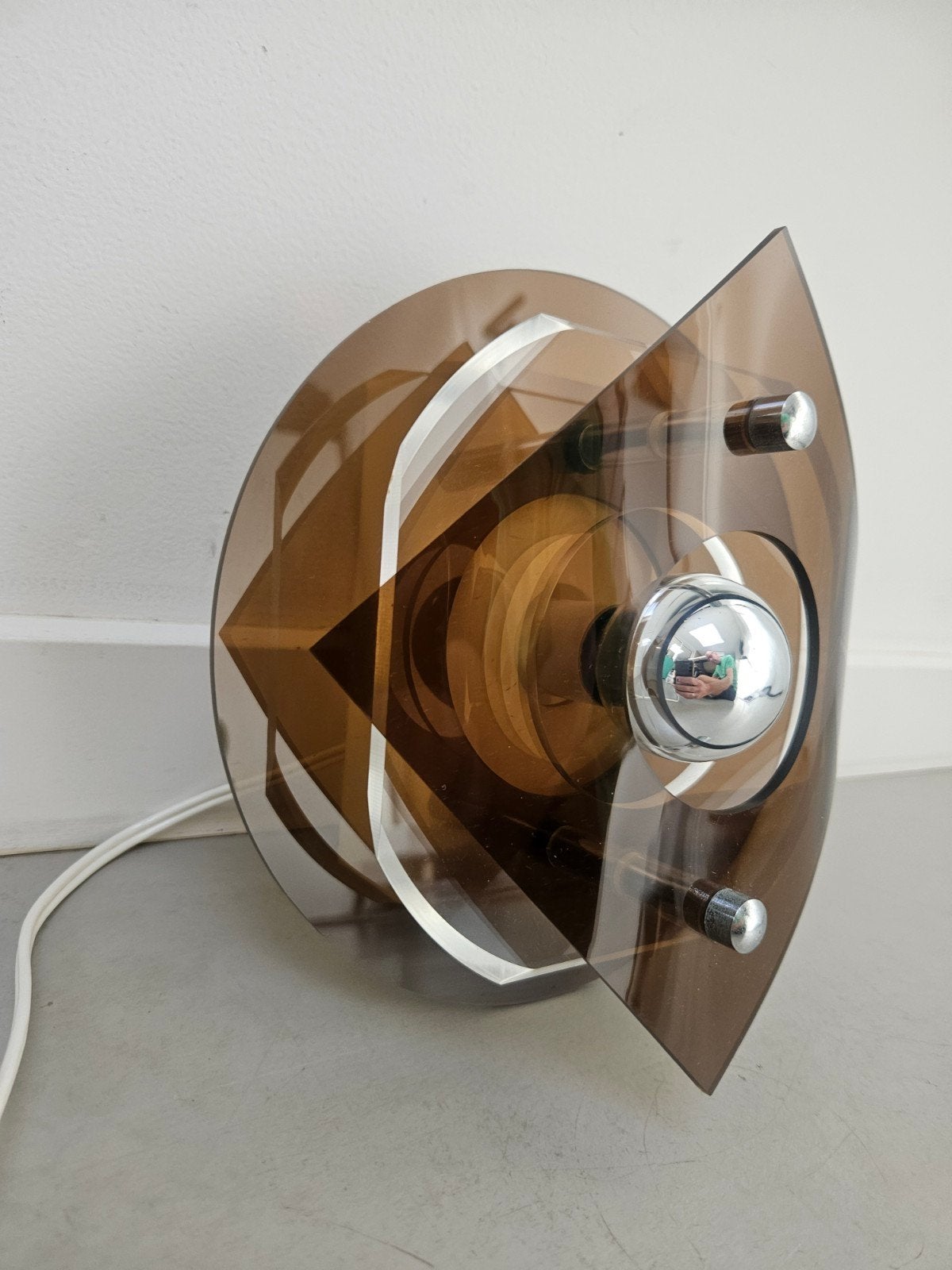 Lampe murale vintage Herda Space Age des années 1970., Maison & Meubles, Enlèvement ou Envoi, Applique murale