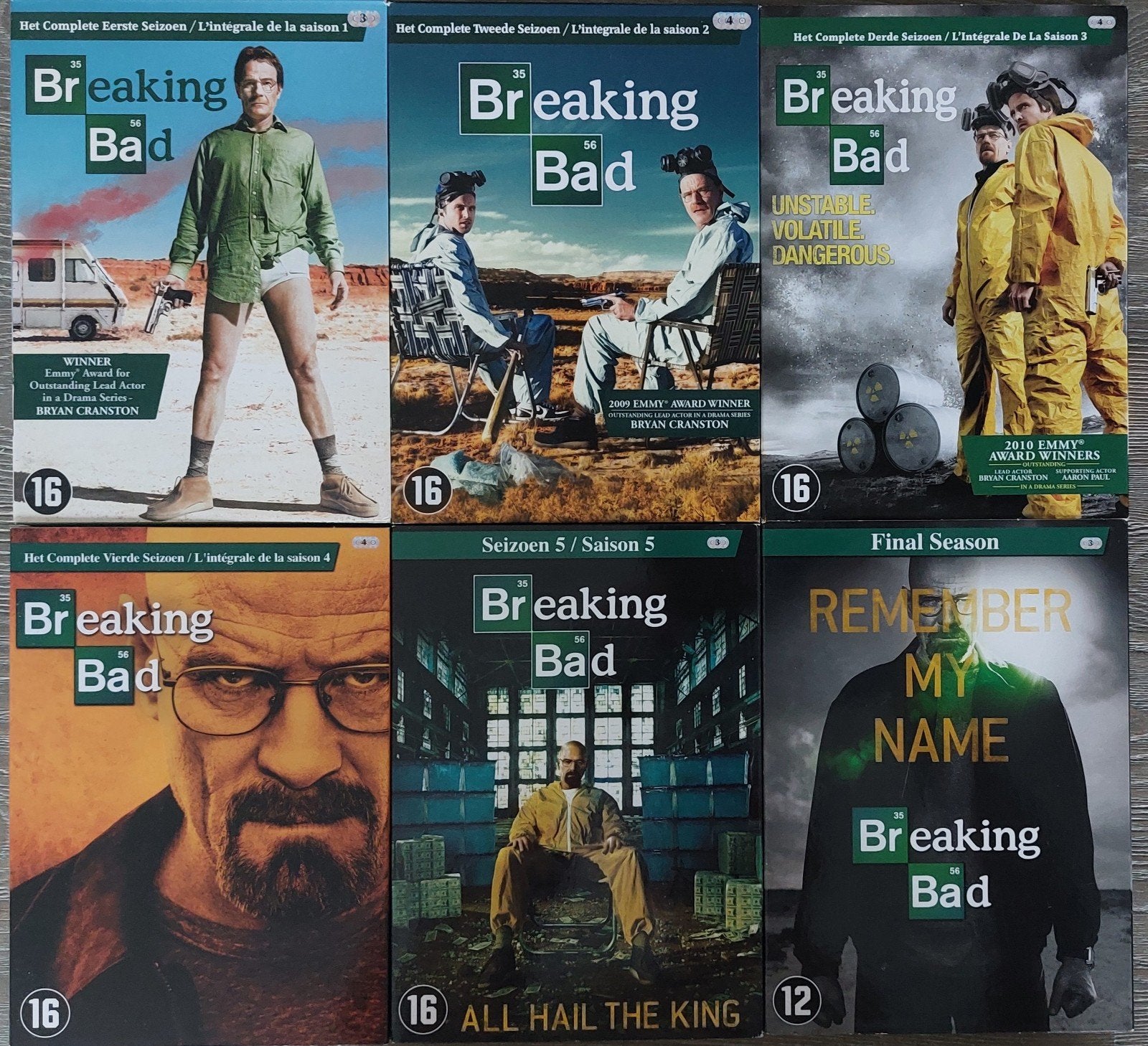 Breaking Bad - complete serie - 31 dvd's, Ophalen