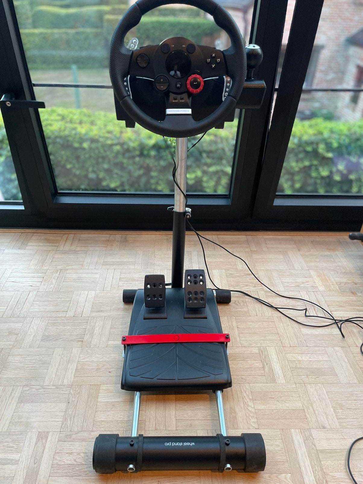 Logitech Driving Force GT + Wheel Stand Pro, Force feedback, Zo goed als nieuw, Logitech, PlayStation