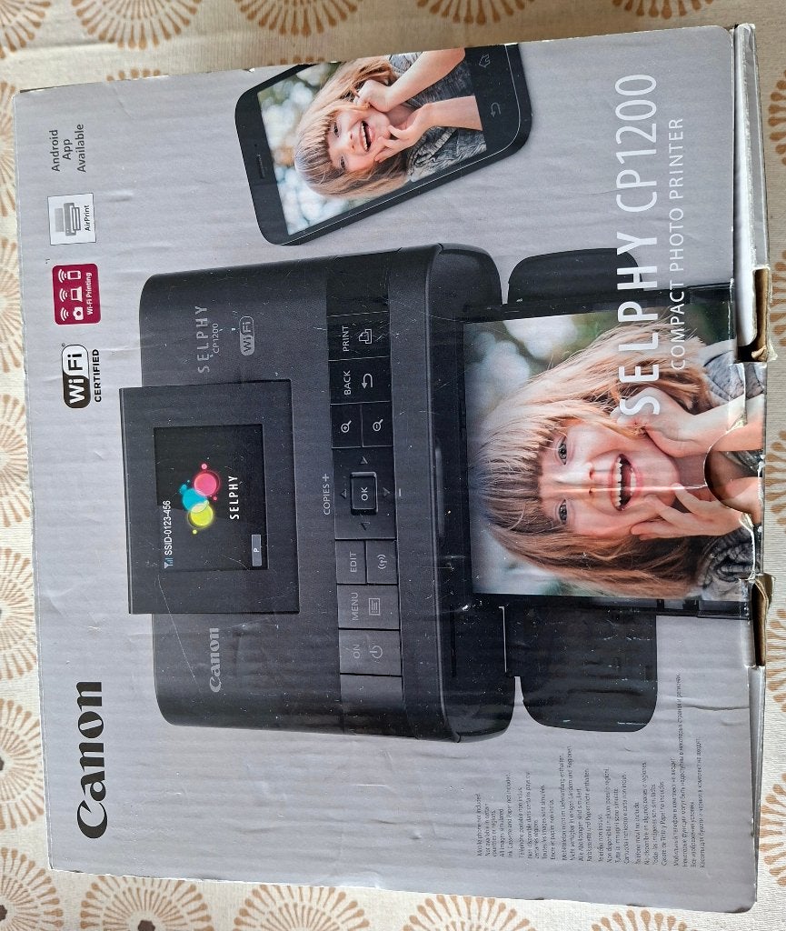 Canon Selphy CP1200 mobiele fotoprinter, Computers en Software, Ophalen, Gebruikt, Fotoprinter, Kleur printen