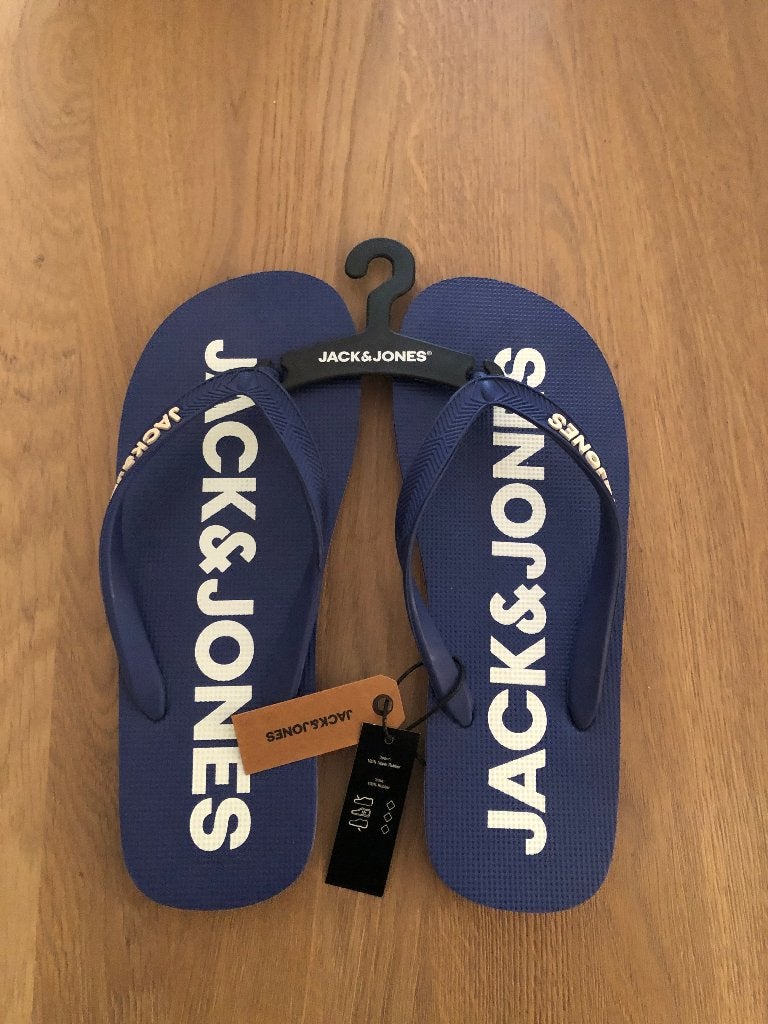 Teenslippers Jack & Jones NIEUW, Vêtements | Hommes, Chaussures, Neuf, Chaussons, Enlèvement ou Envoi, Bleu