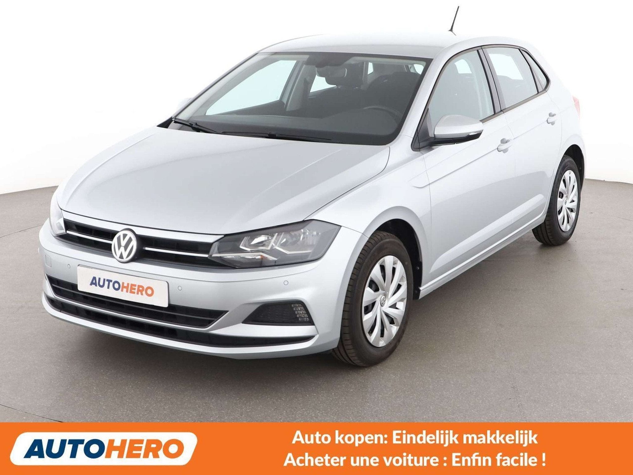 Volkswagen Polo 1.0 Comfortline (bj 2018), Auto's, Voorwielaandrijving, Stof, Zwart, USB