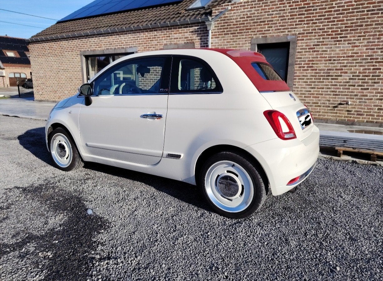 Fiat 500C, Autos, Cabriolet, Particulier, Blanc, Essence
