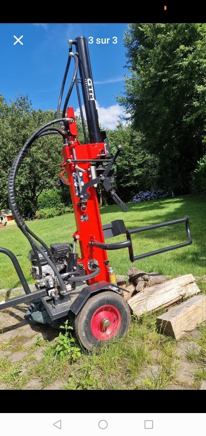 Fendeuse Professionnelle " GTM GTL22000 " Moteur Thermique, Jardin & Terrasse, Neuf, Essence, GTM
