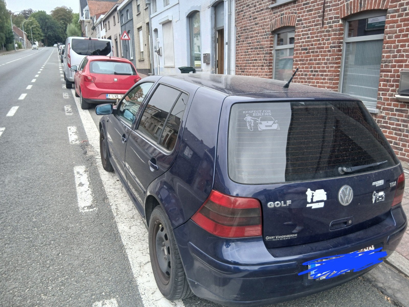 volkswagen golf, Auto's, Volkswagen, Stof, Zwart, Blauw, 5 deurs