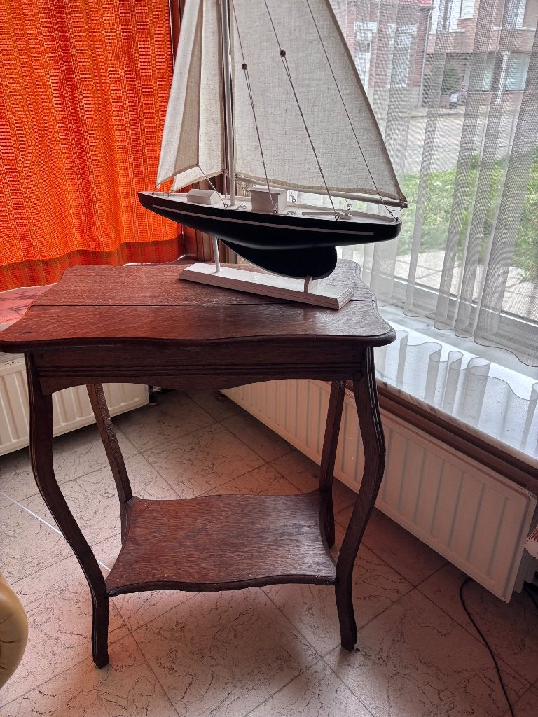 Houten bijzettafeltje, Ophalen, Gebruikt
