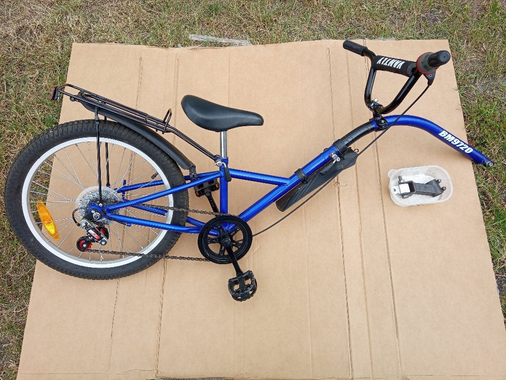 Fiets Aanhanger, Fietsen en Brommers, Ophalen, Opvouwbaar, Zo goed als nieuw, Aanhangfiets