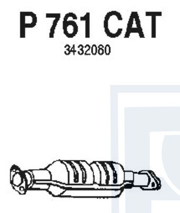 Volvo Katalysator converter 440, 460, 480 Volvo onderdeelnr, Ophalen of Verzenden, Nieuw, Volvo