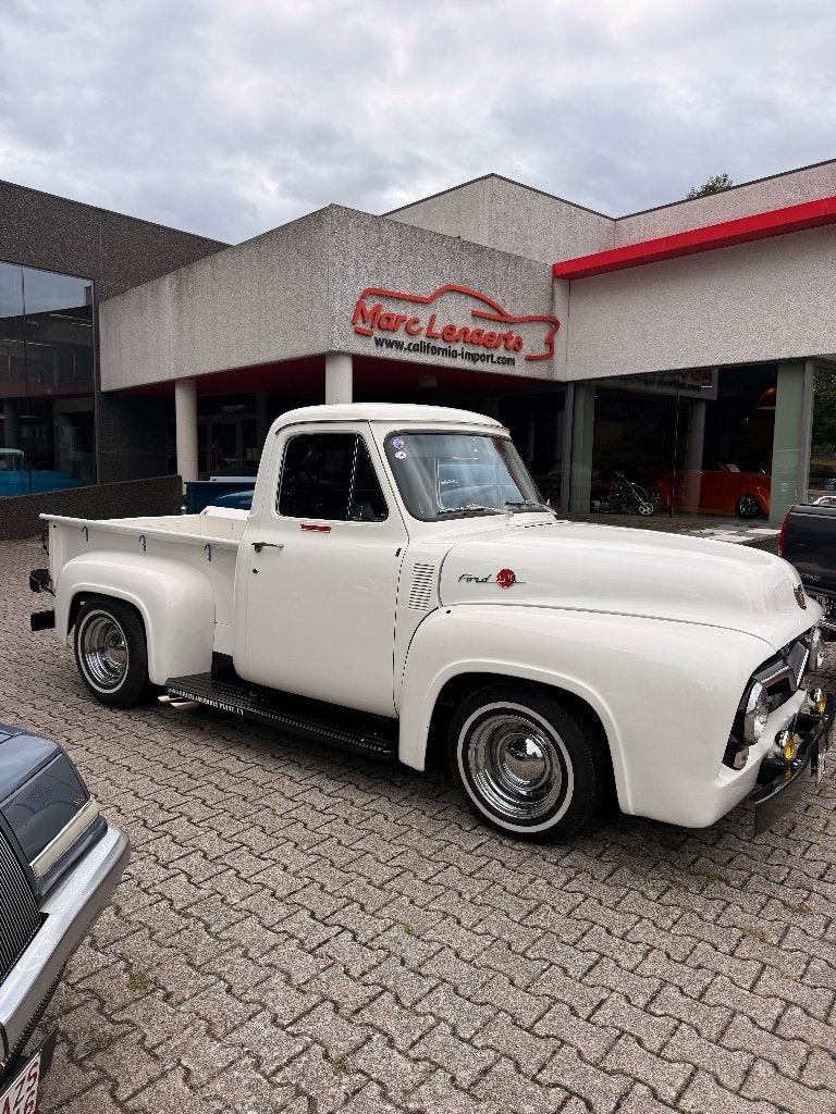 Ford F100 1955 V8  Stepside Pick up, Auto's, Oldtimers, 4800 cc, Zwart, Wit, Handgeschakeld
