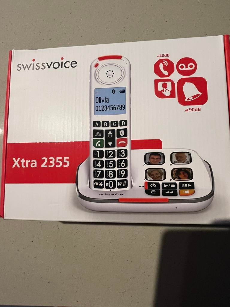 Draagbare telefoon voor senioren, Ophalen, Nieuw, 1 handset
