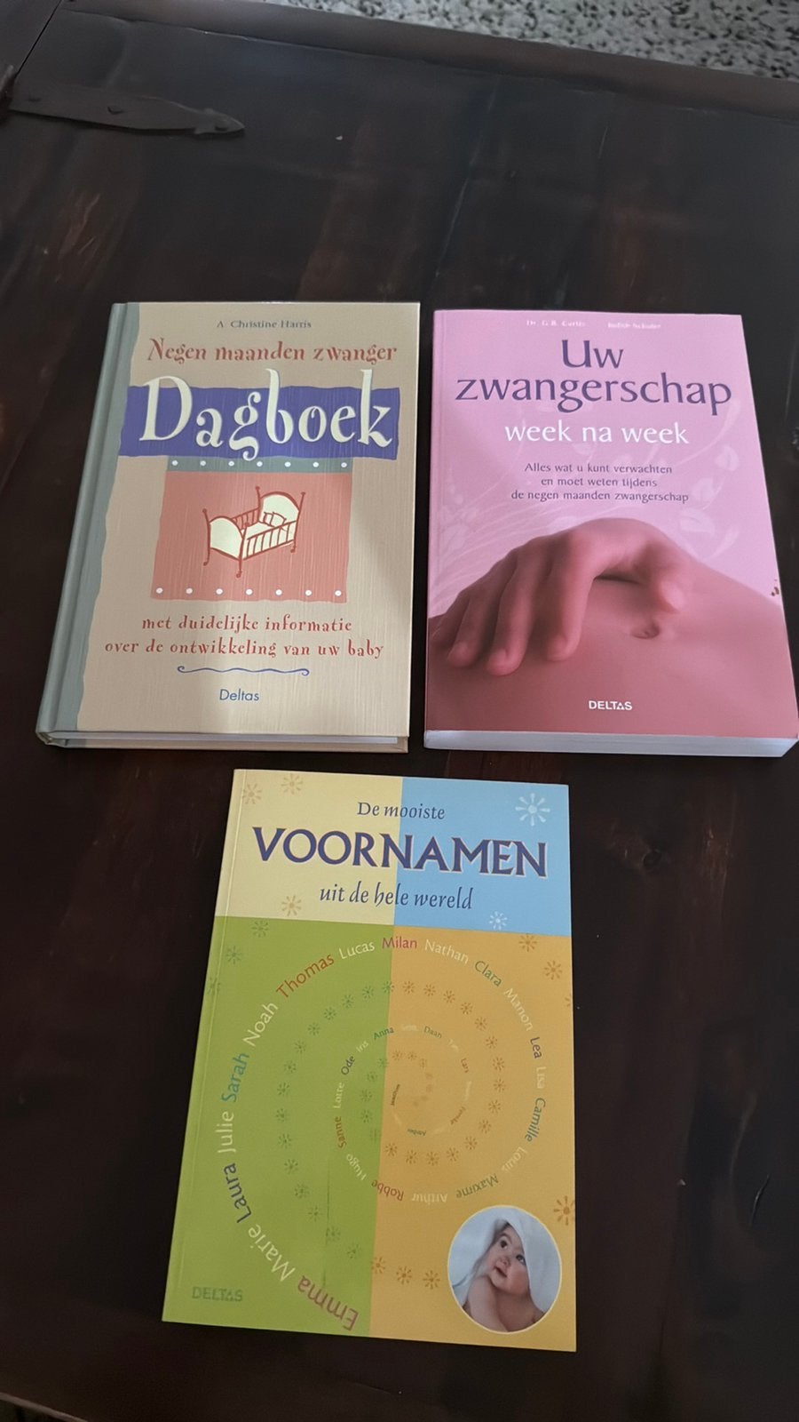 3 topboeken zwangerschap, Boeken, Zwangerschap en Opvoeding, Ophalen, Zo goed als nieuw