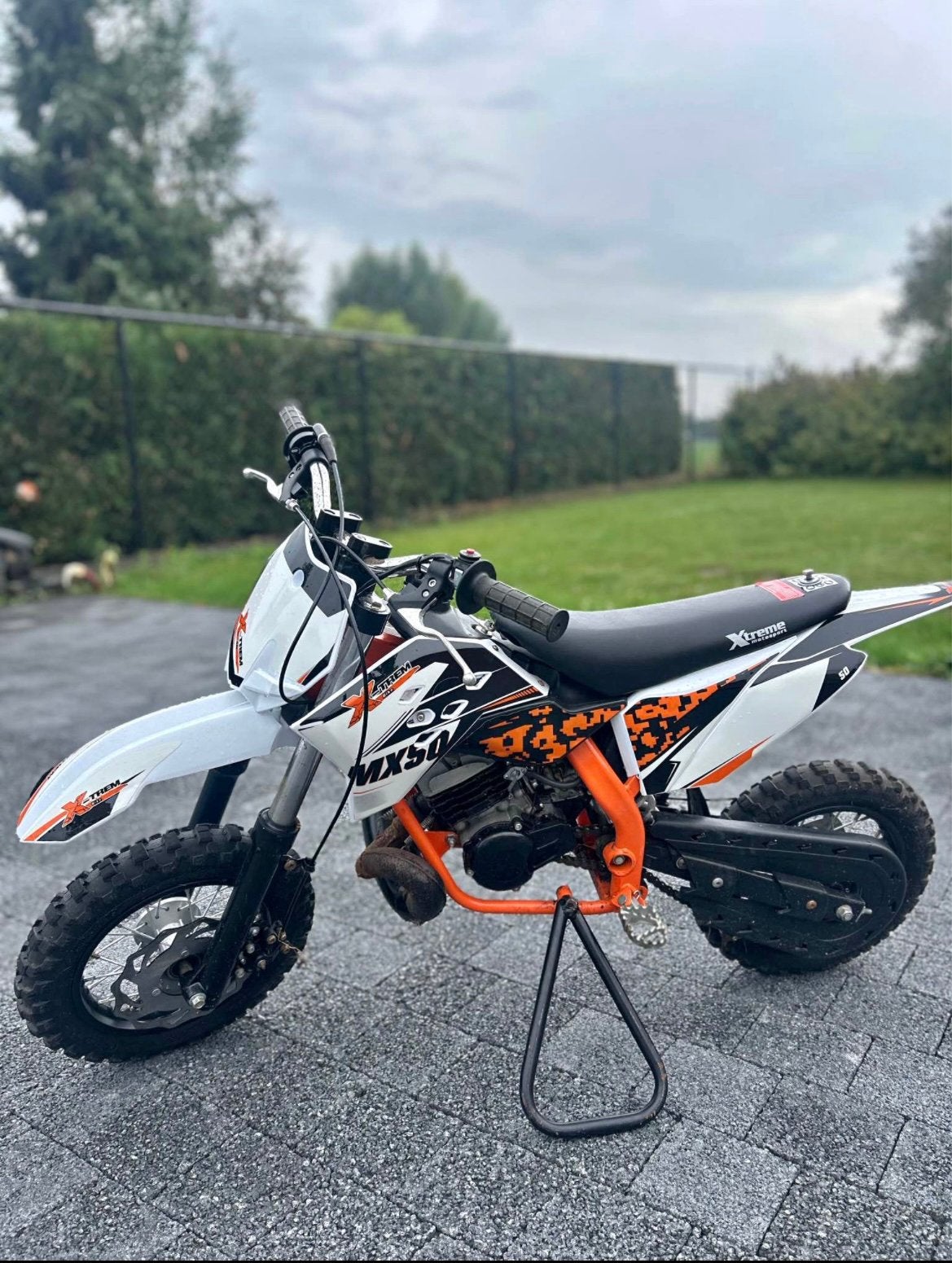 Motor crosser mini, Fietsen en Brommers, Ophalen, Zo goed als nieuw