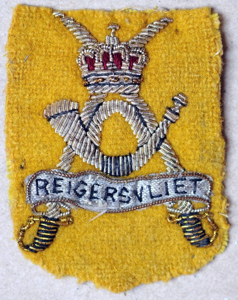 2 Chasseurs à Cheval - insigne de béret brodé, Envoi, Armée de terre, Emblème ou Badge
