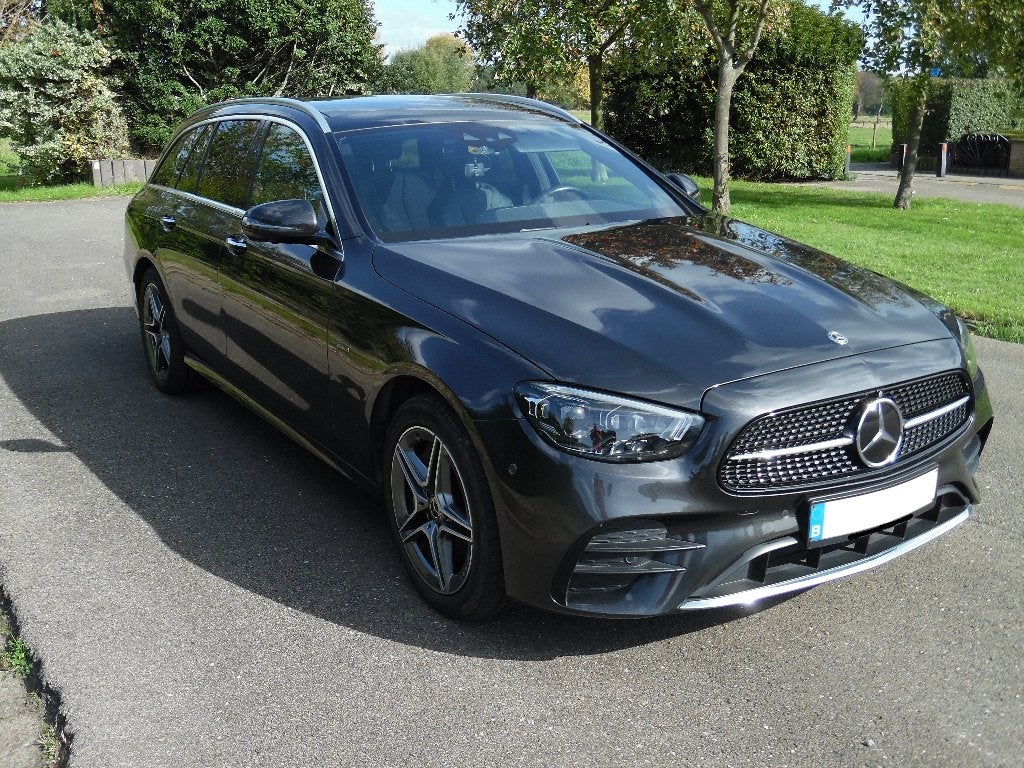 E300DE 4Matic 1 Jaar Mercedes Garantie Pano/Burmes/Multibeam, Auto's, Automaat, Leder en Stof, Zwart, 44 g/km