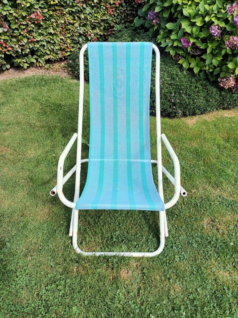 Vintage ligstoel, Ophalen
