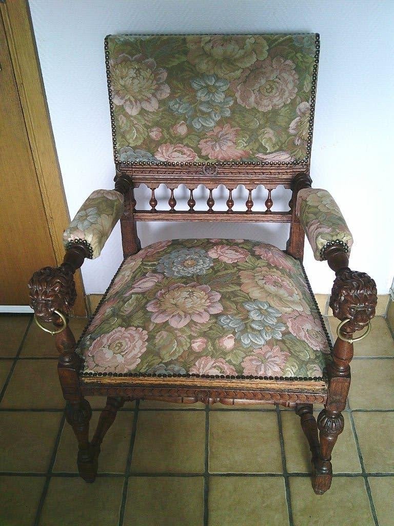 te  koop antieke  mechelse  stoel, Ophalen