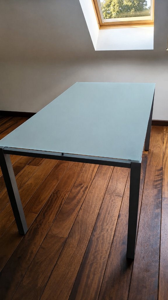 Tafel, Huis en Inrichting, Tafels | Eettafels, Ophalen, Gebruikt, 100 tot 150 cm, 50 tot 100 cm