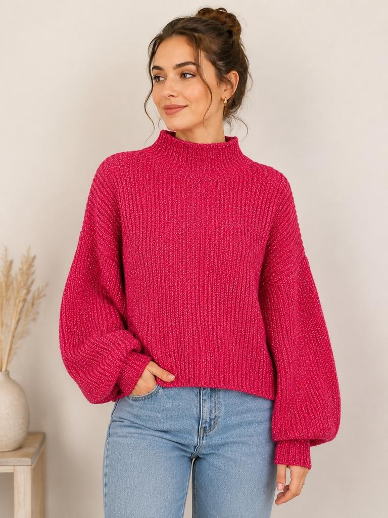 Roze glittertrui maat S/M, Ophalen of Verzenden, Maat 36 (S), Roze