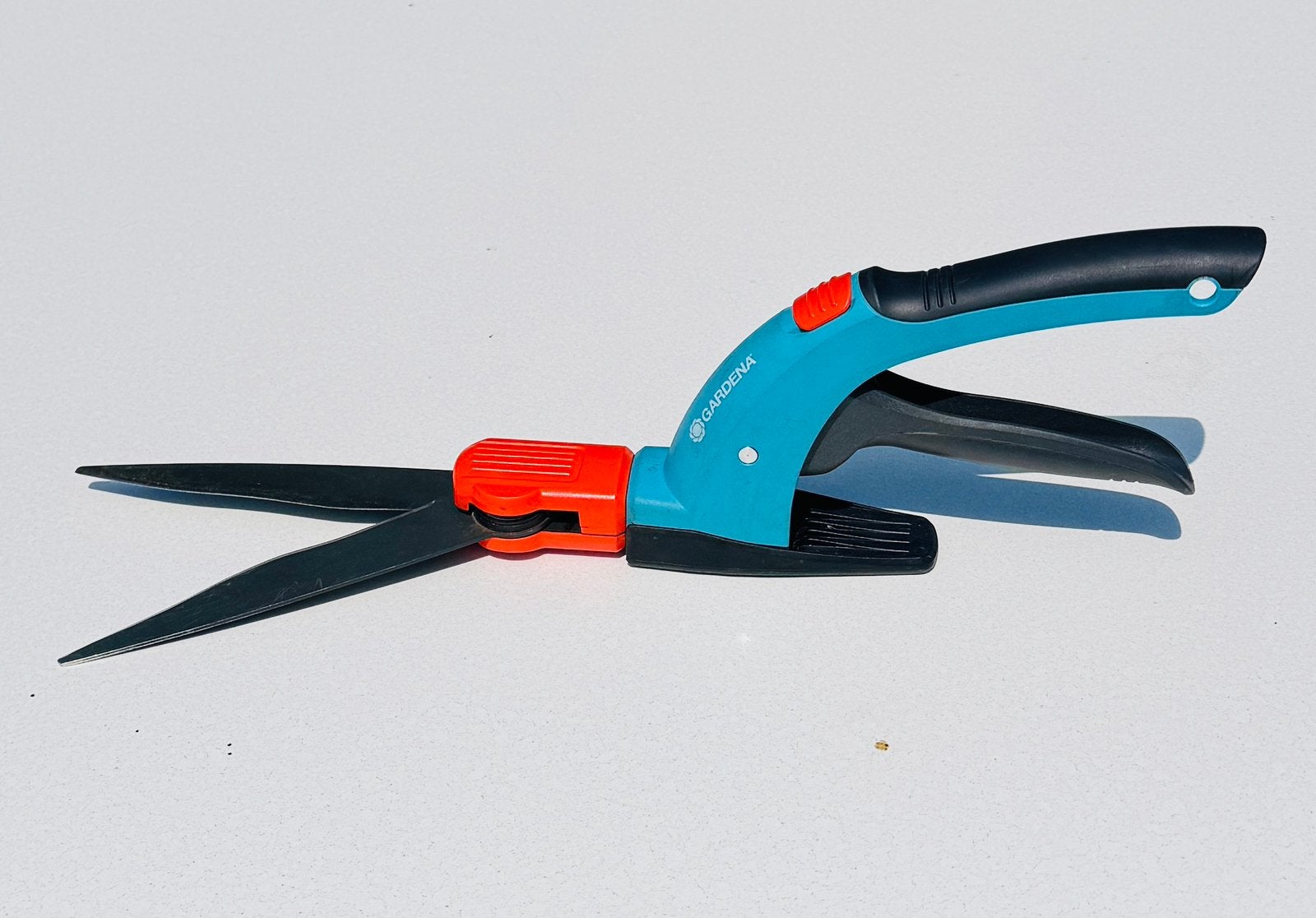 Gardena ergonomische grasschaar 360* draaibaar, Tuin en Terras, Ophalen, Zo goed als nieuw