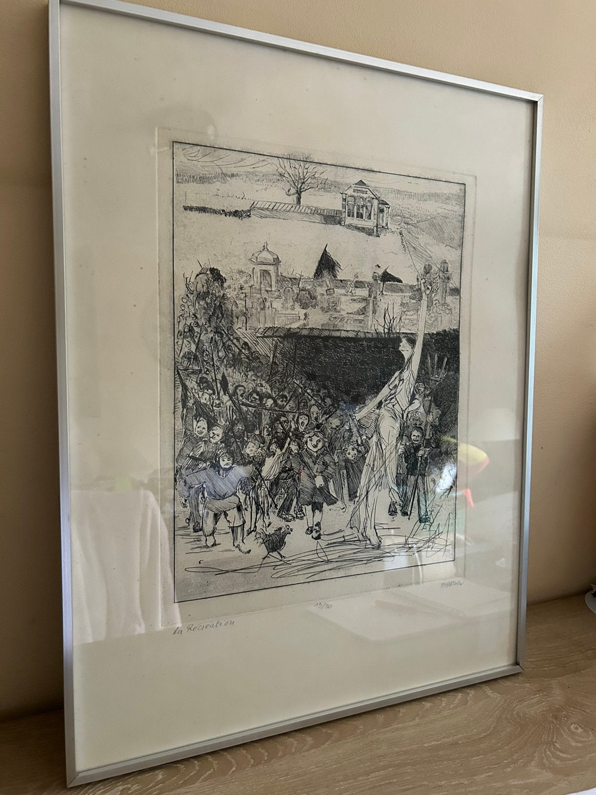 Gravure Originale BIMBERT (Jean-Guillaume Imbert), Antiquités & Art, Art | Dessins & Photographie, Enlèvement, Eau-forte