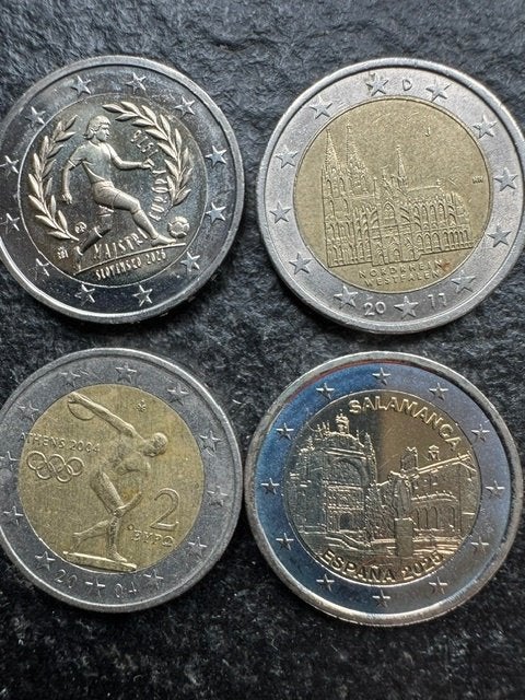 20 cc Herdenkingsmunten, Postzegels en Munten, Munten | Europa | Euromunten, Ophalen of Verzenden, 2 euro, Losse munt