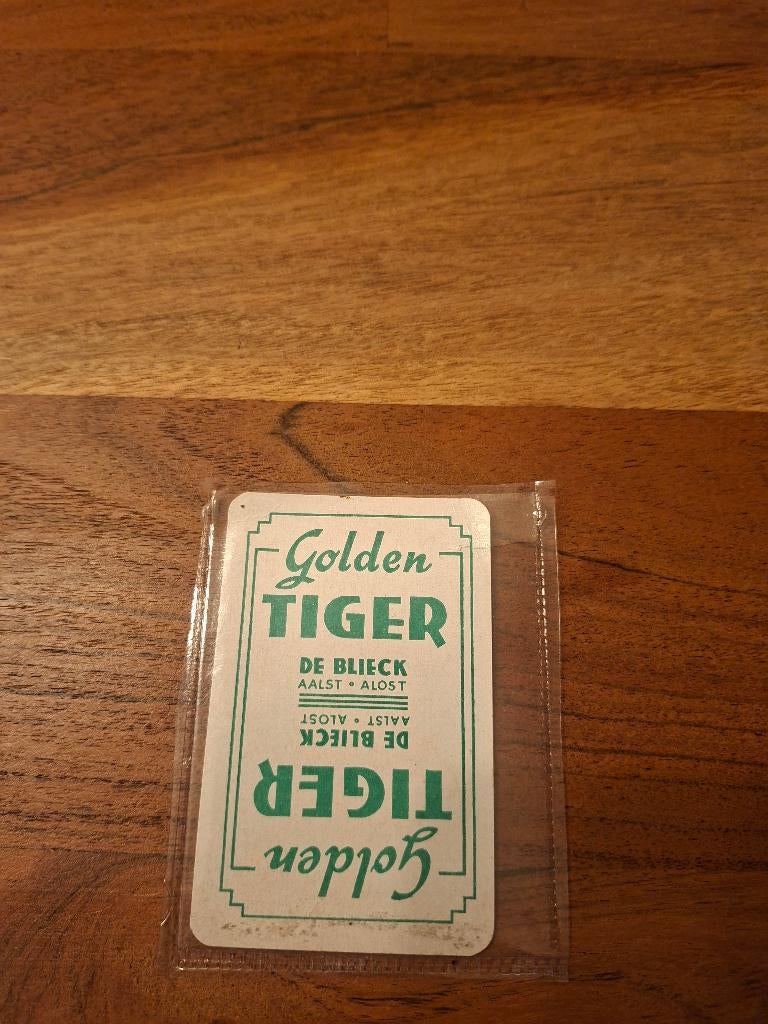 Speelkaart Tiger Be Blieck Aalst, Ophalen, Zo goed als nieuw, Overige typen, Overige merken