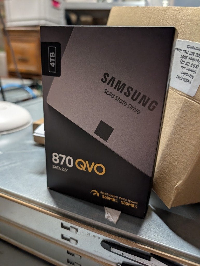 Samsung 870 QVO 4TB - Nieuw - verzegeld!, Computers en Software, Intern, Nieuw, Ophalen of Verzenden, 4tb