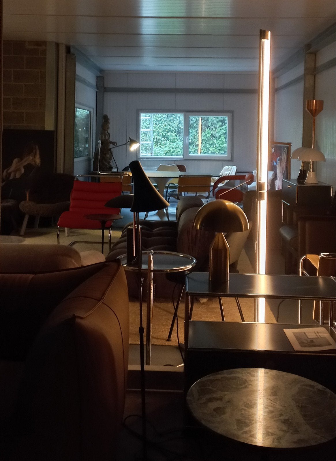 320 x 160 table tulipe Eero Saarinen chaises, Enlèvement ou Envoi