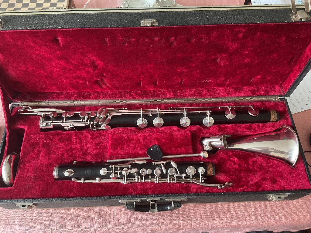Basklarinet Selmer lage C, Gebruikt, Overige typen, Ophalen of Verzenden, Met koffer